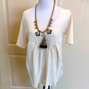 MARNI silk cream top